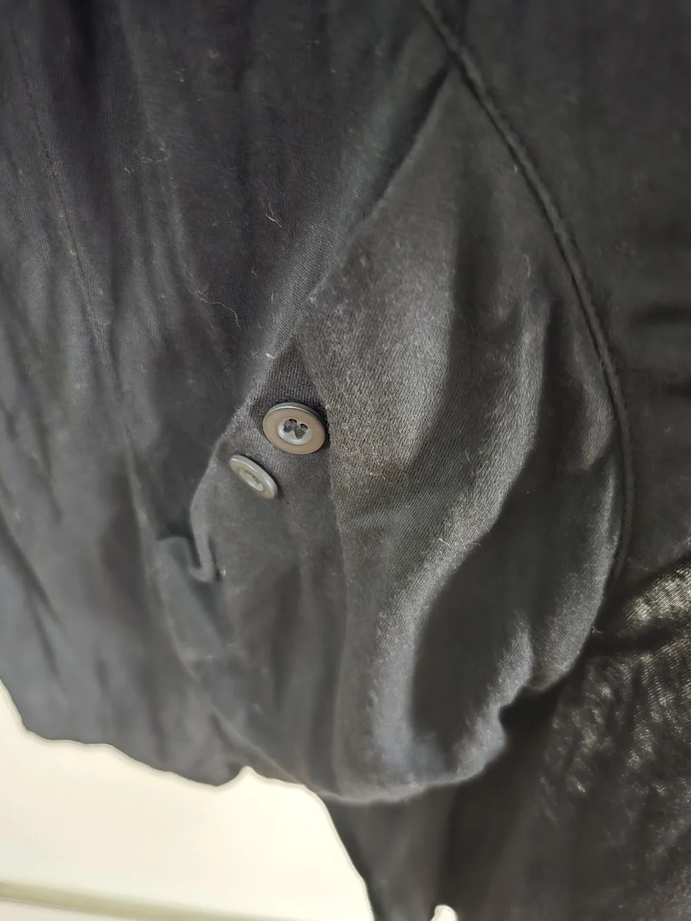 Free People Black Sleeveless Draped Vest